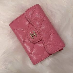 COPY - Authentic Chanel pink wallet